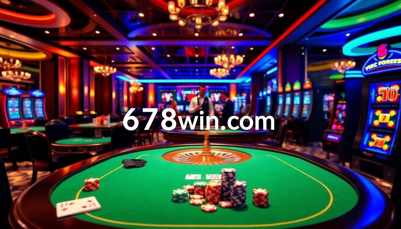 Experience thrilling gameplay and bonuses at 678win.com with engaging casino activities.