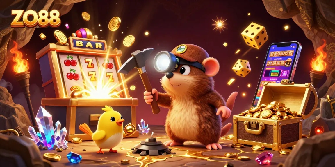 Engage with ZO88’s thrilling gaming atmosphere featuring dynamic slots and treasure hunting adventures.