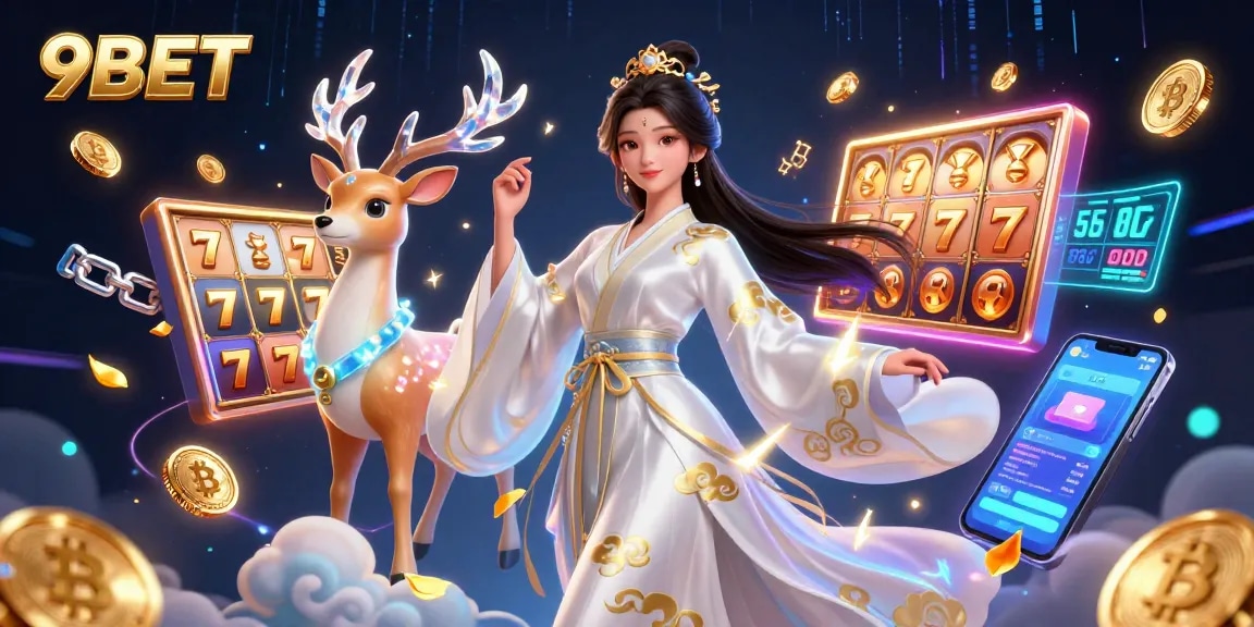 Experience the excitement of 9BET with beautiful elements for a rich gaming experience and vibrant casino atmosphere.