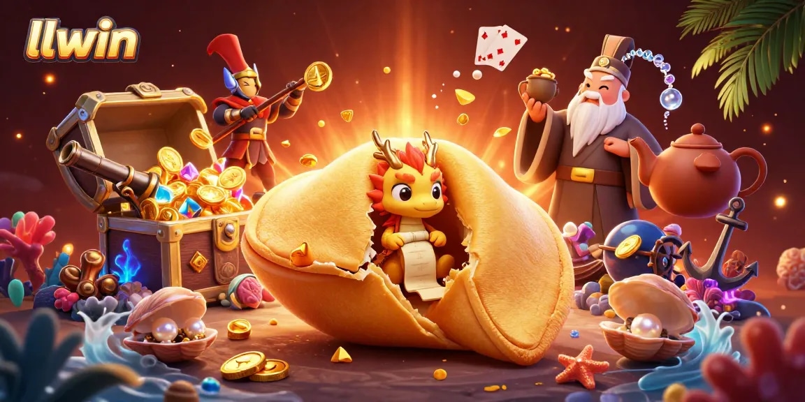 Play and win at llwin with a vibrant, dynamic 3D casino-themed illustration showcasing exciting gaming elements.