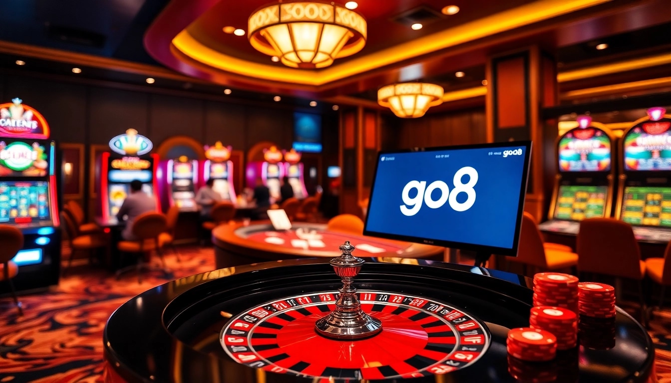 Join the action at go8 with exciting gambling games and vibrant casino visuals.