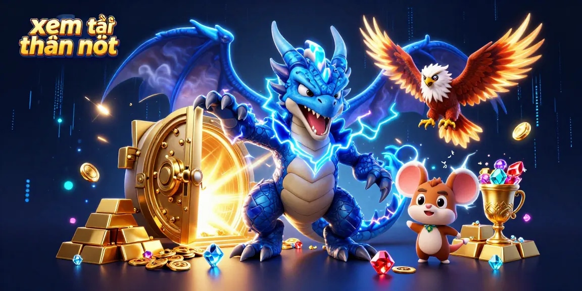 Experience the excitement of online gaming with CM88's vibrant illustration featuring thrilling characters and treasure, xem thêm thông tin.