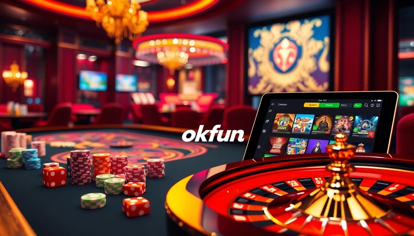 Experience the excitement of nhà cái okfun with vibrant casino game visuals and interactive betting.