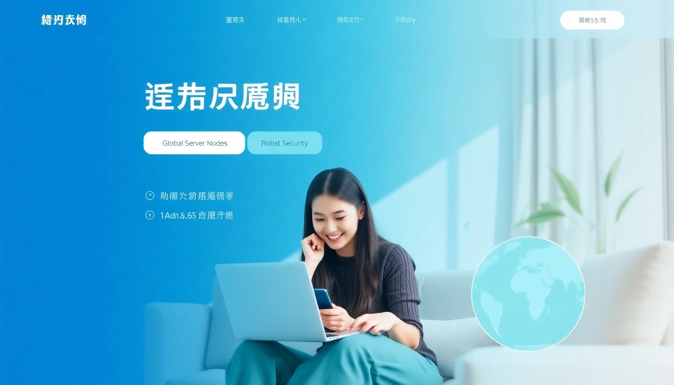 快连官网，展示便捷的应用功能，强调安全性与全球覆盖。