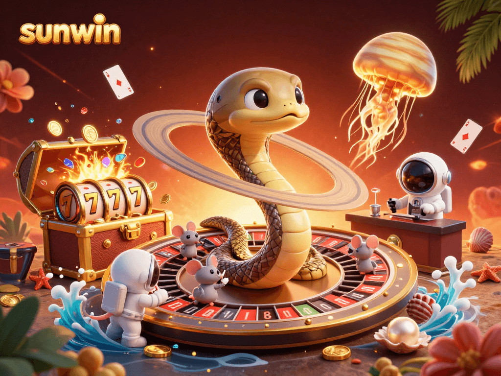 Experience the excitement with sunwin at a cosmic casino where bets fly around like stars.