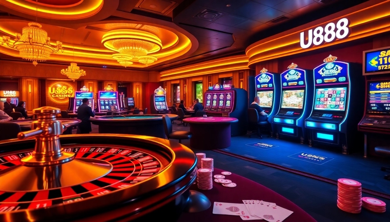 Experience the thrill at U888 online casino with engaging games and vibrant visuals.