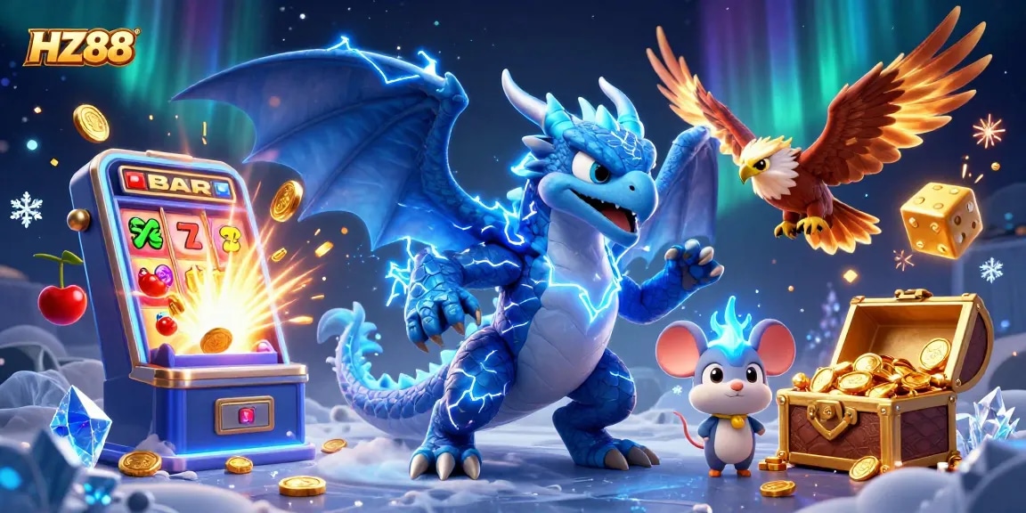Experience thrilling gameplay at HZ88 with dynamic characters and exciting casino elements in 3D