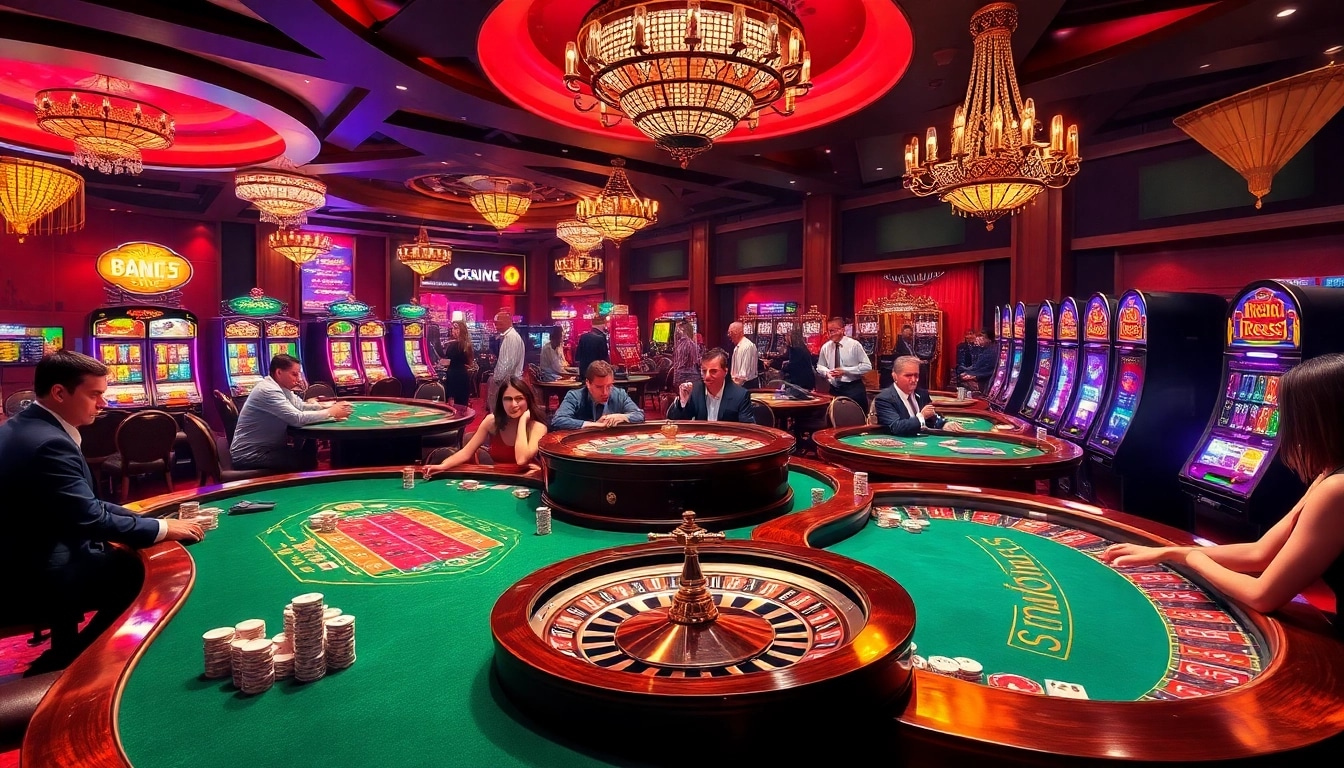 Players enjoy a thrilling game at df9996 com, experiencing luxury and excitement in a vibrant casino.