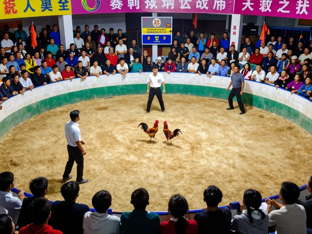 Live cockfighting event displaying thrilling competition as spectators enjoy trực tiếp đá gà action.