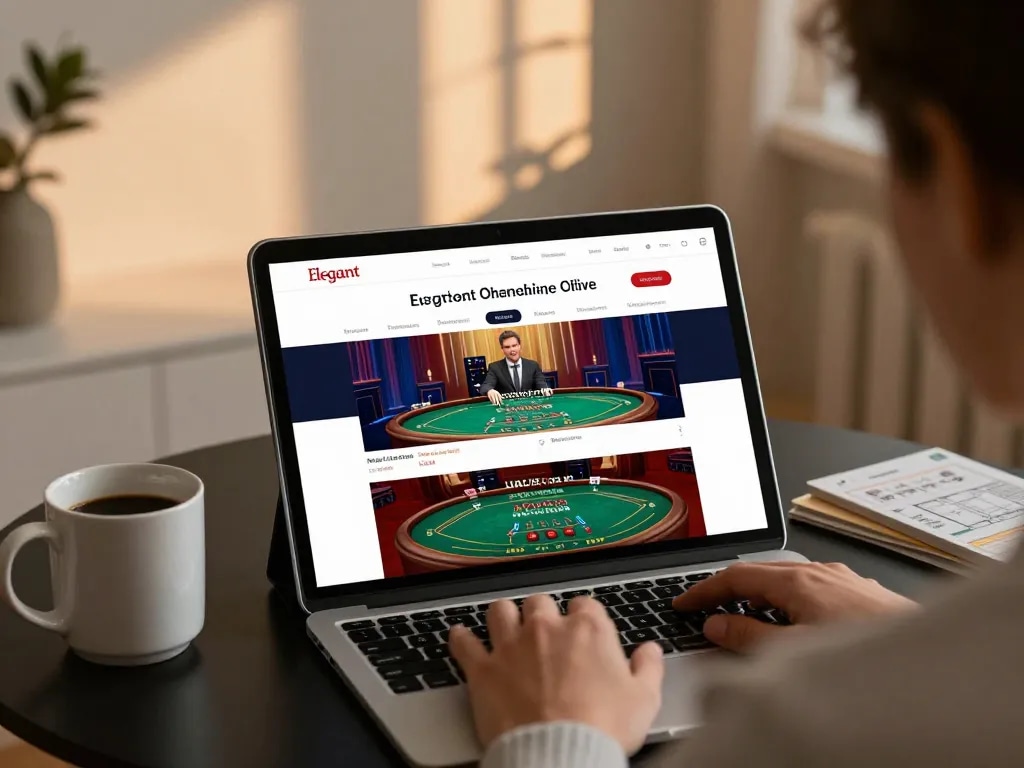 Player engaging in live dealer game at ta88pro.com, showcasing a cozy online casino experience