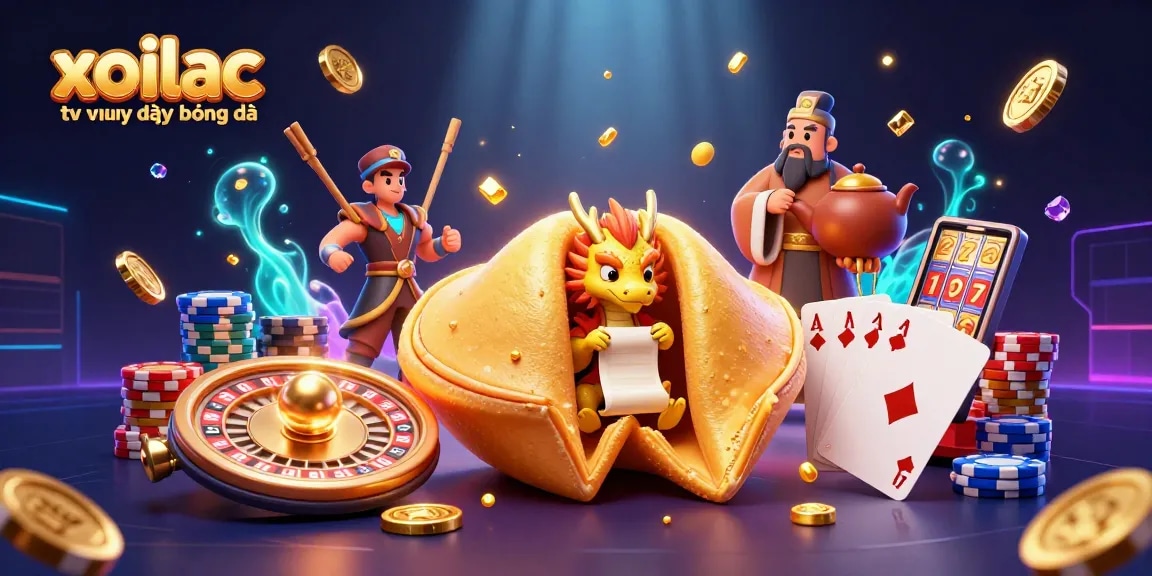 Watch exciting xoilac tv trực tiếp bóng đá action with golden themes, dynamic coins, and engaging visuals.