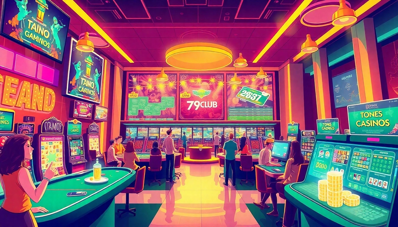Experience the thrilling atmosphere of 789club online casino, featuring stylish gaming interfaces and enthusiastic players.