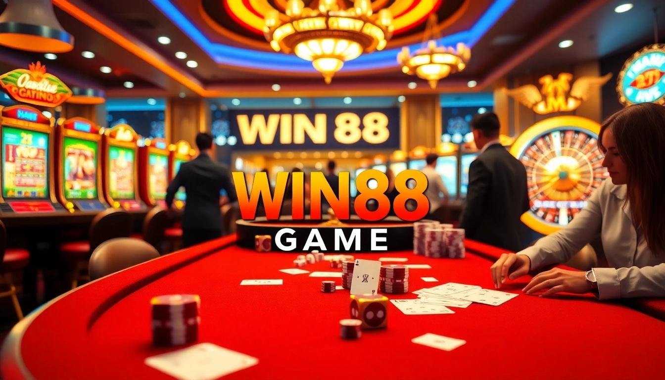 Experience the thrill of WIN88 GAME with vibrant casino elements and dynamic gameplay.