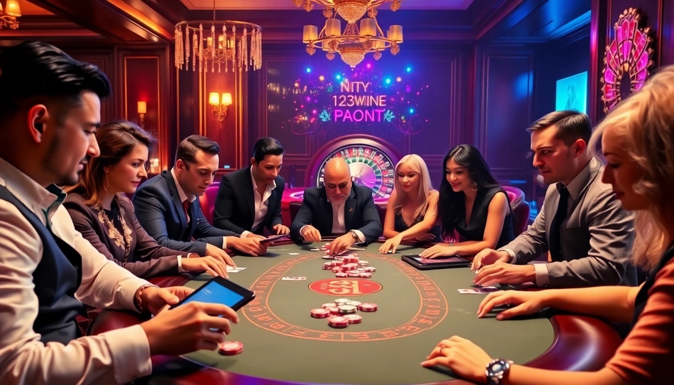 During an exciting poker game at https://123win.free/, players strategize with chips and cards.