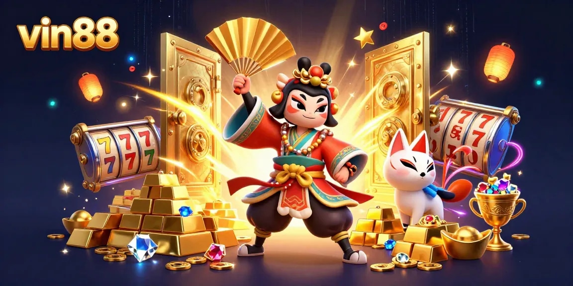 Experience thrilling gameplay at vin88 with vibrant casino elements and immersive atmosphere.