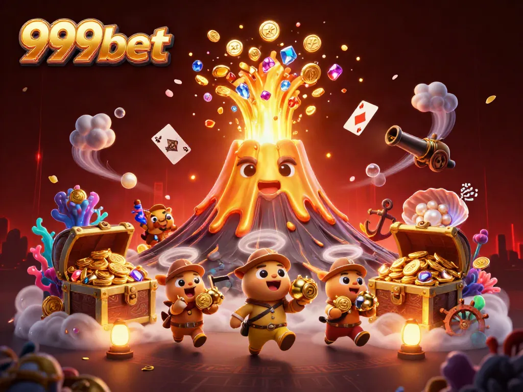 Experience winning with coins and treasures at 999bet in a vibrant 3D casino world filled with excitement.