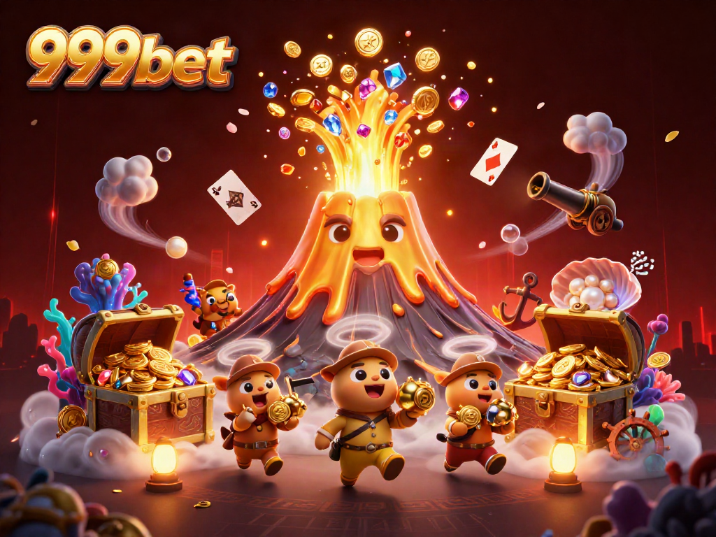 Experience winning with coins and treasures at 999bet in a vibrant 3D casino world filled with excitement.