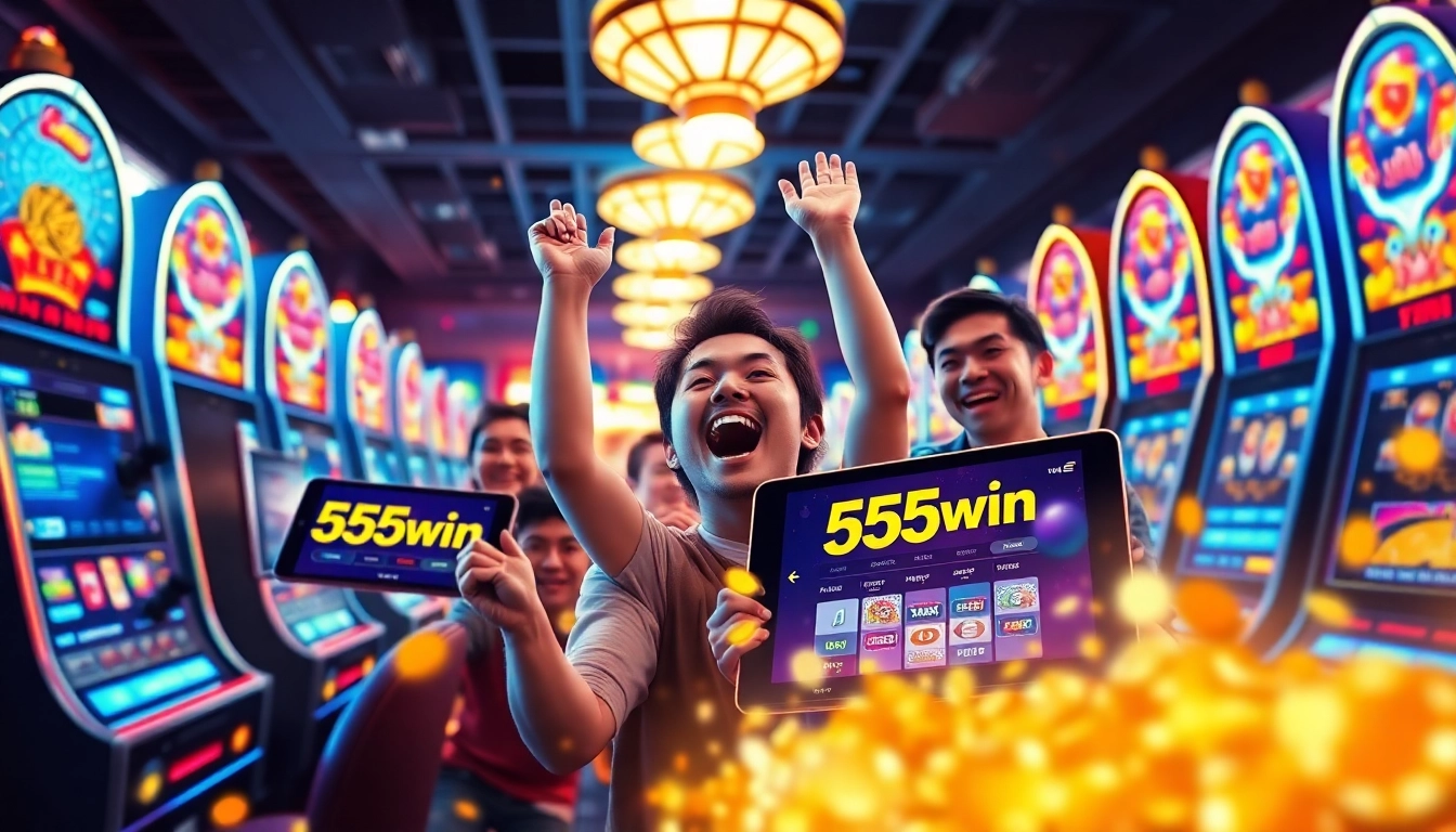Experience the thrill of 555win in an exciting online casino gaming scene.