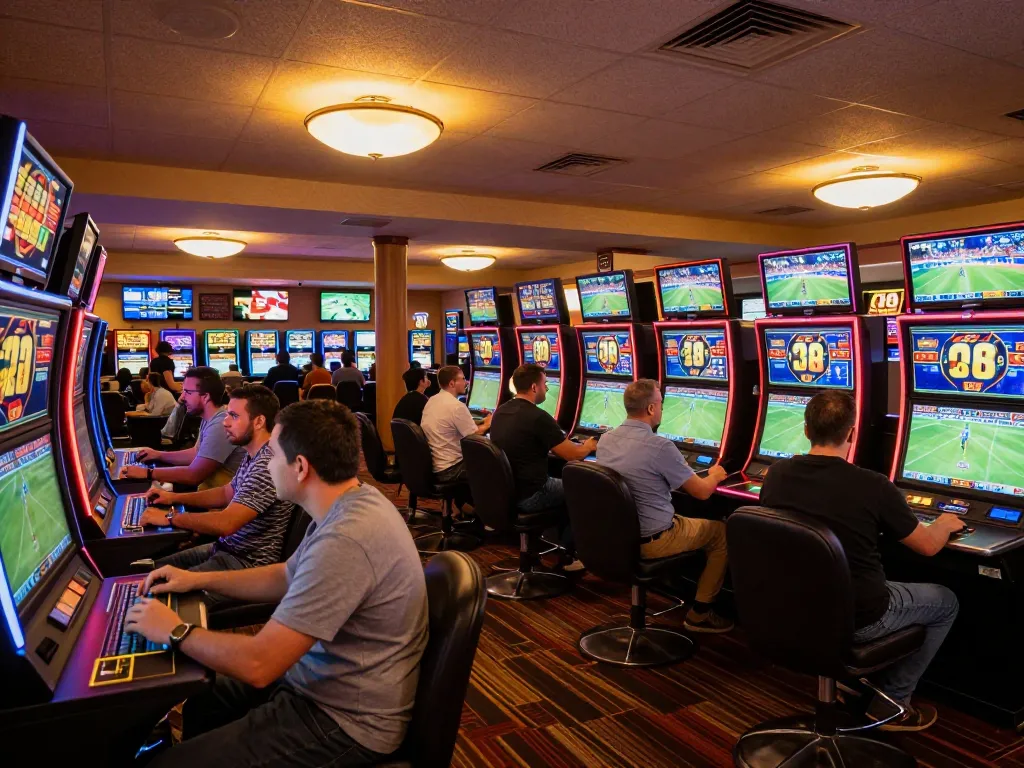 SKY88 hiện đang mở for sports betting excitement in a lively casino setting.