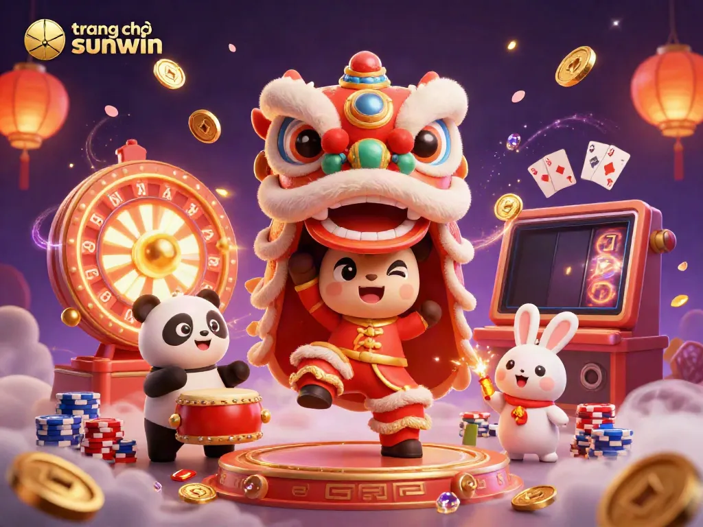 Win big at trang chủ sunwin with vibrant scenes overflowing with casino elements, enticing gamblers.
