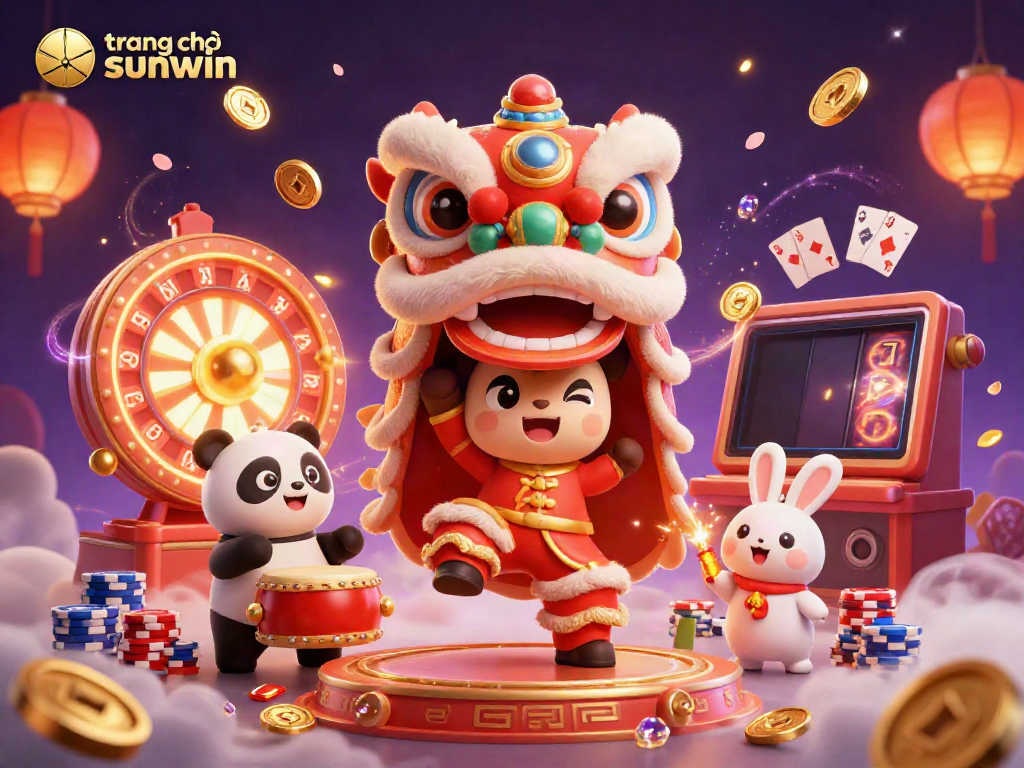 Win big at trang chủ sunwin with vibrant scenes overflowing with casino elements, enticing gamblers.