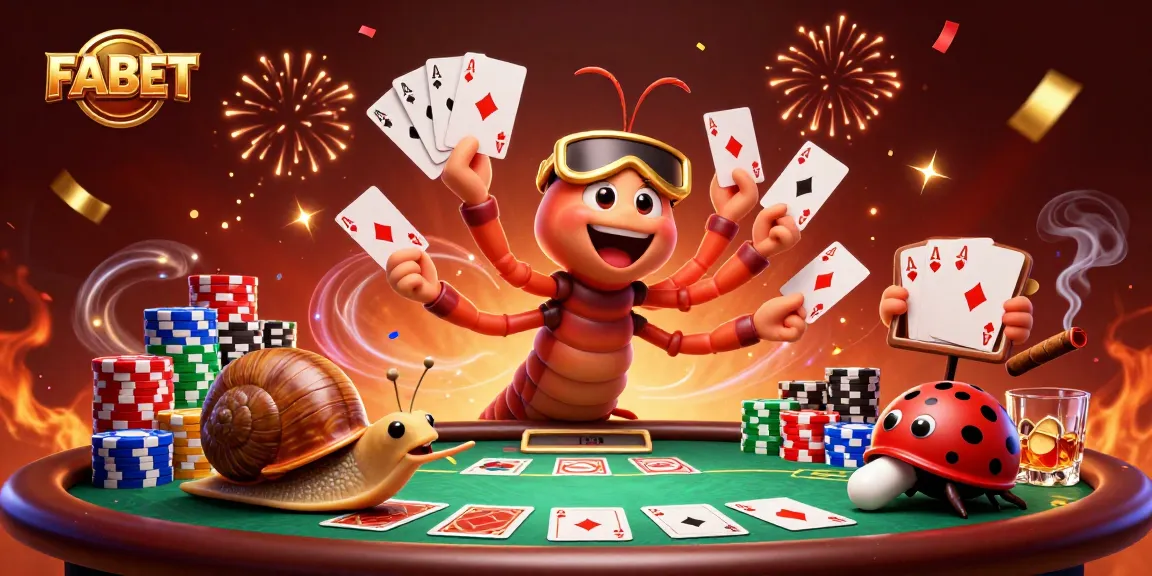 Experience thrilling gameplay at FABET with dynamic characters and vibrant poker elements in action.
