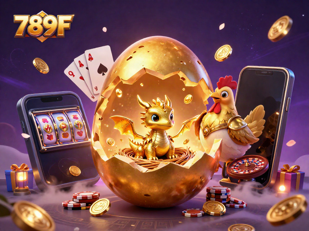 Engage with thrilling gameplay at 789F with golden treasures, poker chips, and exciting bonuses.