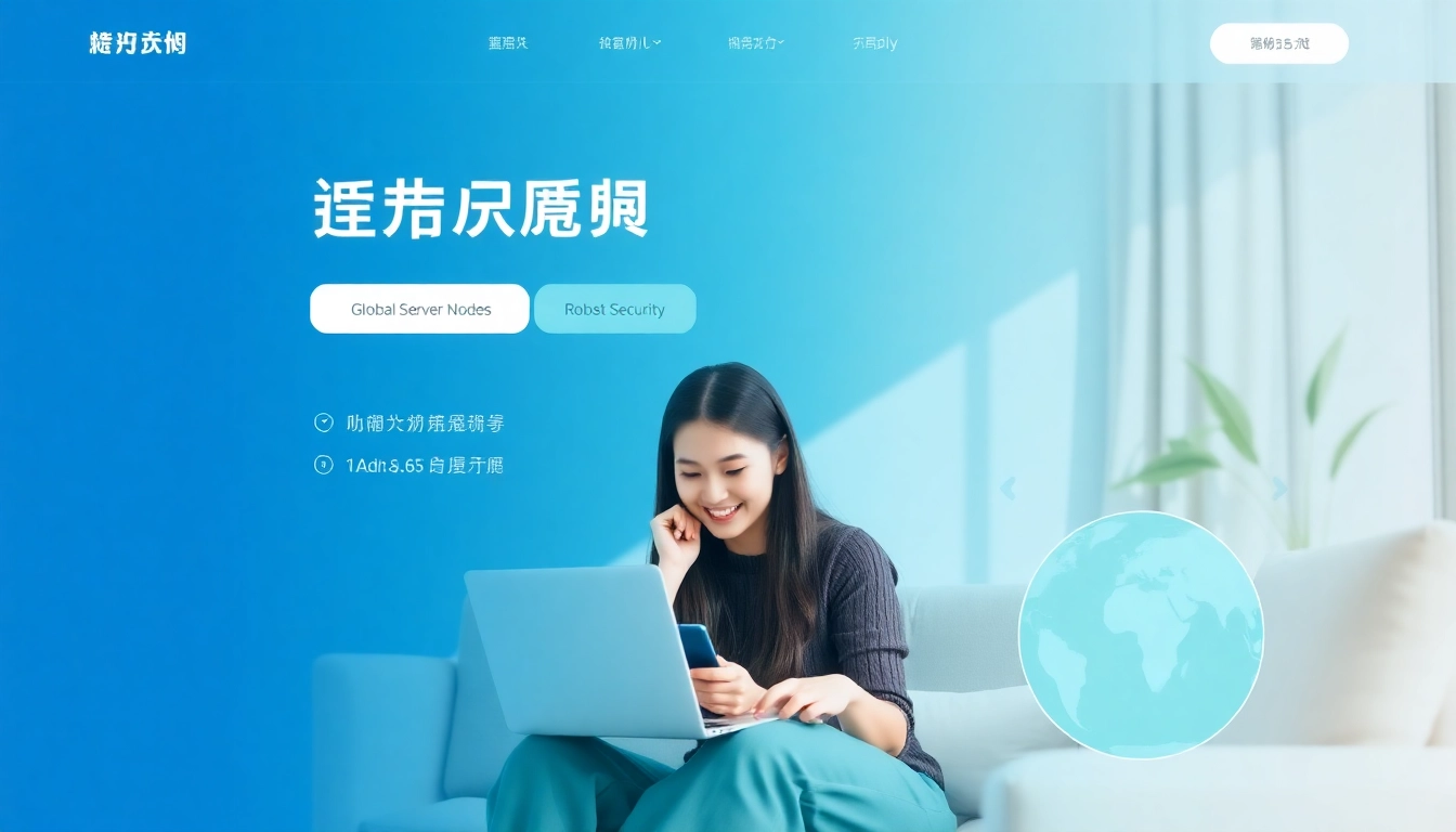 快连官网，展示便捷的应用功能，强调安全性与全球覆盖。