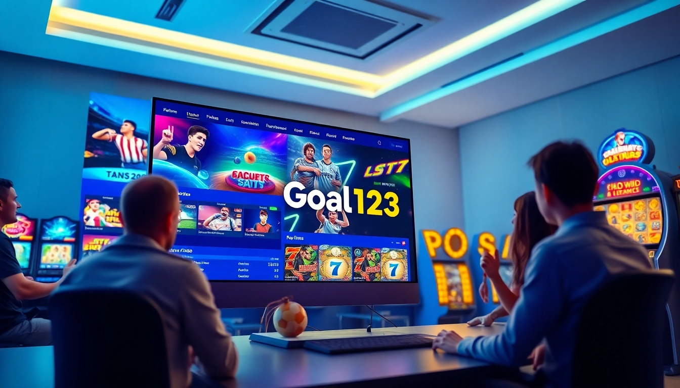 Experience the innovative online gambling platform at https://goal123.work/, showcasing vibrant games and user engagement.