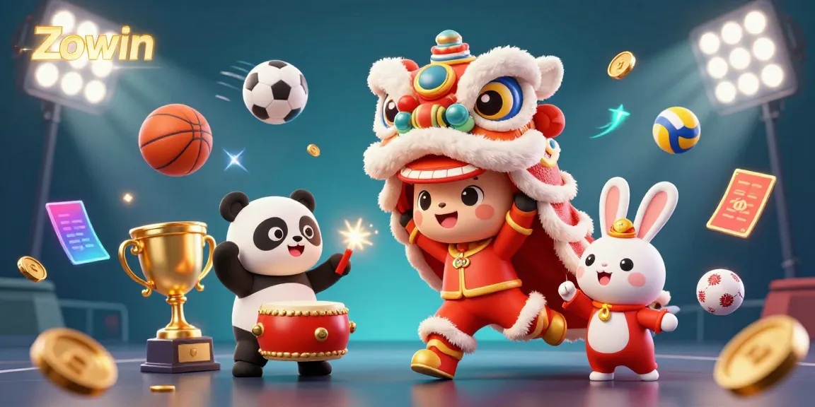 Experience the thrill of Zowin's dynamic games with lively characters and exciting sports elements.