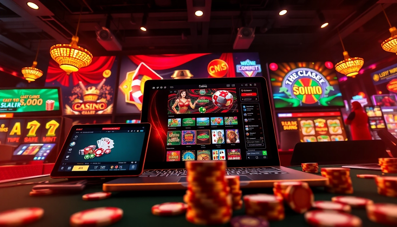 Experience the vibrant online gambling interface of 8kbettt.co, showcasing exciting casino games and engaging graphics.