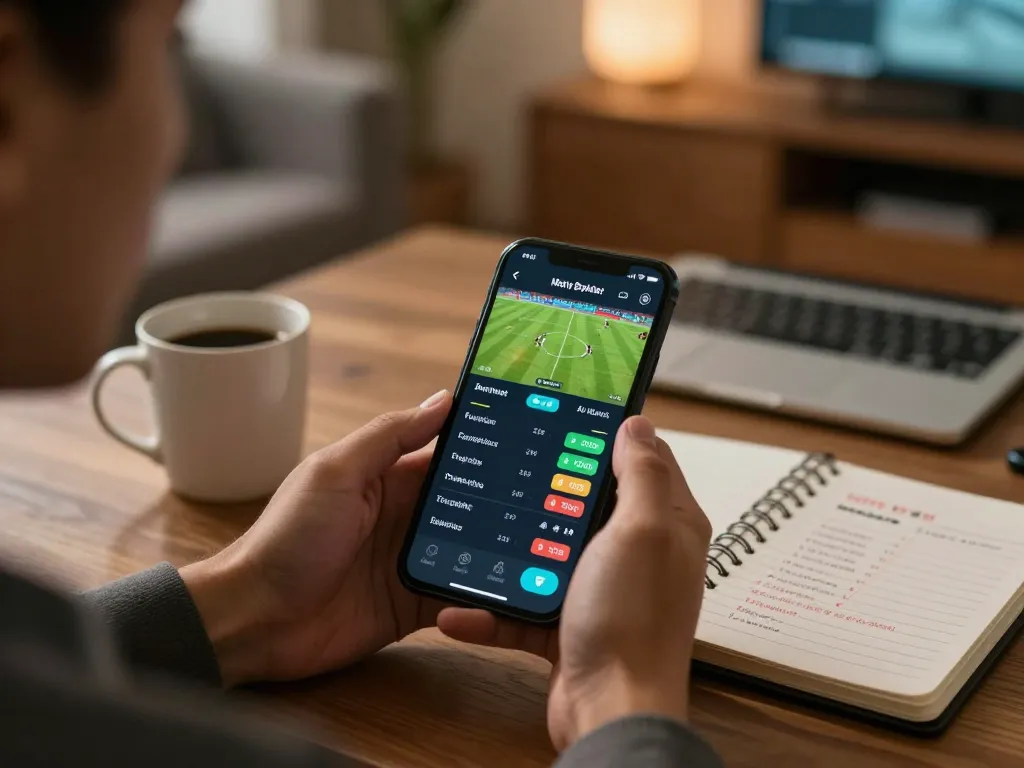 Engage with cm88betjuara as a player reviews sports betting odds on a smartphone in a relaxed setting.