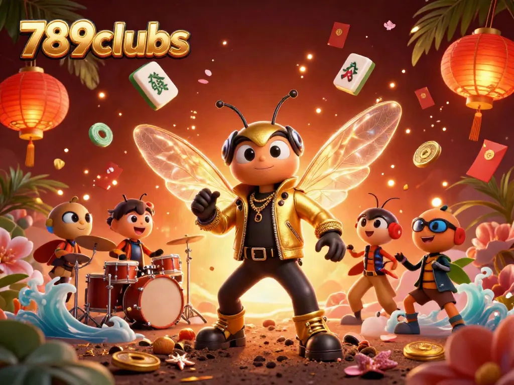Experience thrilling wins at 789clubs with a vibrant gaming atmosphere showcasing dynamic characters and exciting elements.