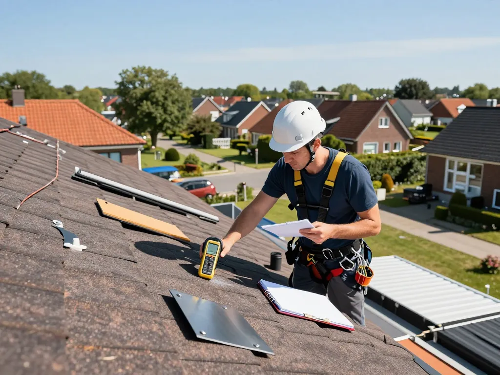 Het inspecteren van het dak op lekkages in Deventer, dat deskundigheid in dakoplossingen toont op https://www.de-kraaij.com/daklekkage-deventer