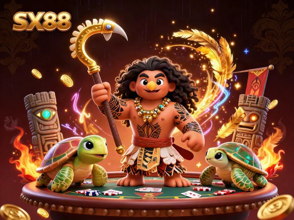 SX88 highlights interactive poker gameplay with dynamic visuals and vibrant characters.