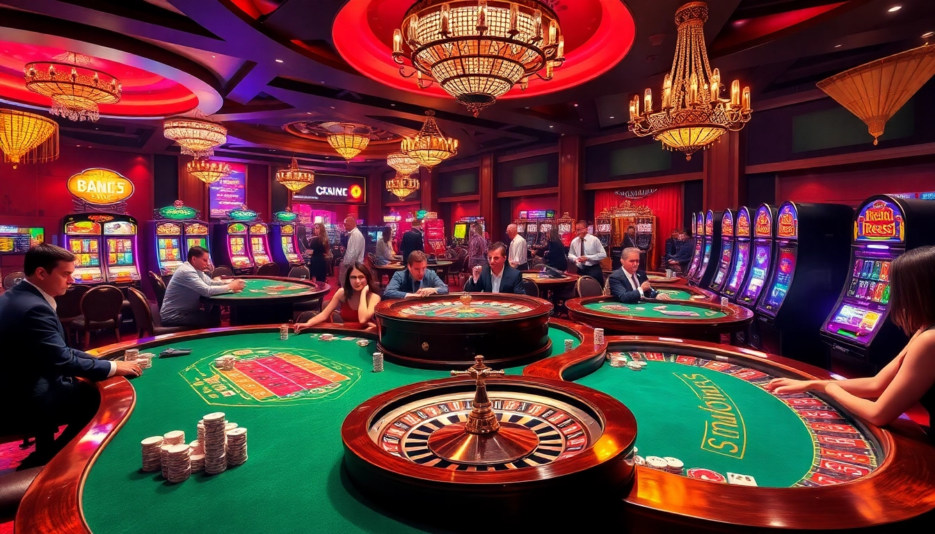 Players enjoy a thrilling game at df9996 com, experiencing luxury and excitement in a vibrant casino.