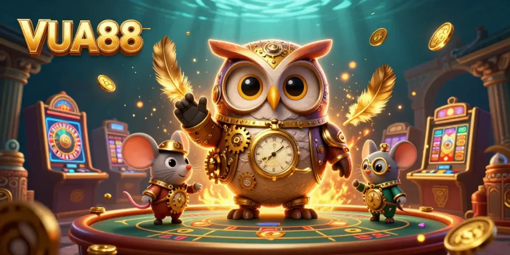 Experience VUA88's thrilling live casino action with vivid characters and dynamic scenes.