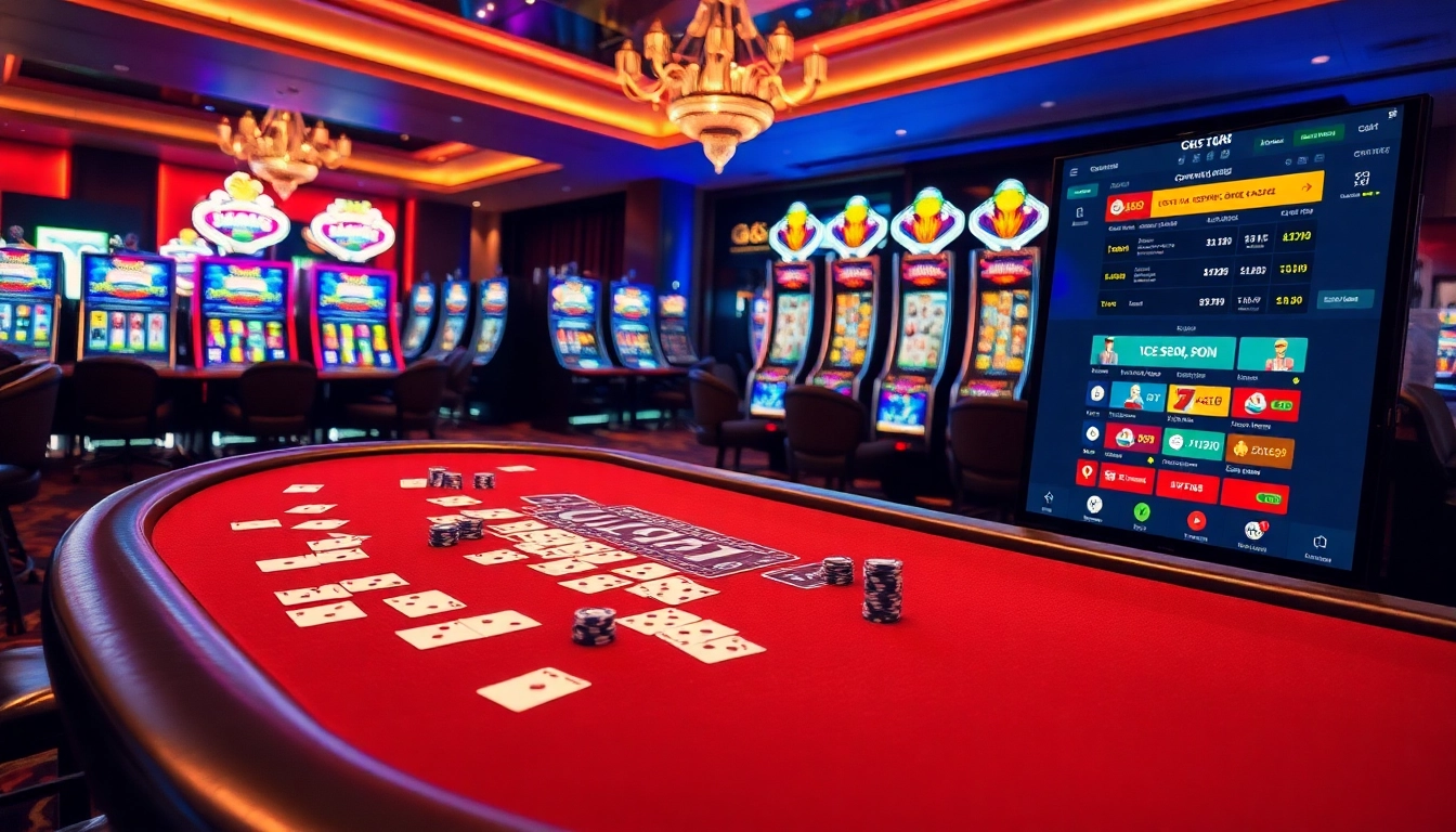 Experience high-stakes gaming at nhà cái gg88 with vibrant casino visuals and thrilling excitement.