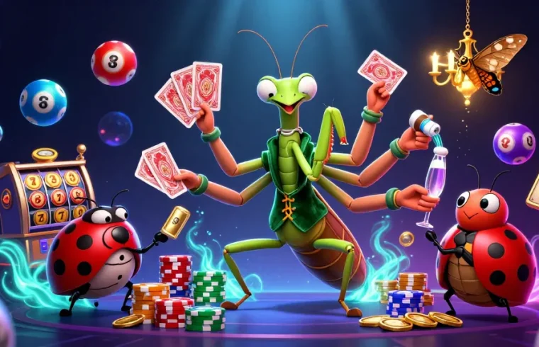 Experience excitement at 789wingg with the dynamic casino illustration featuring engaging game elements.