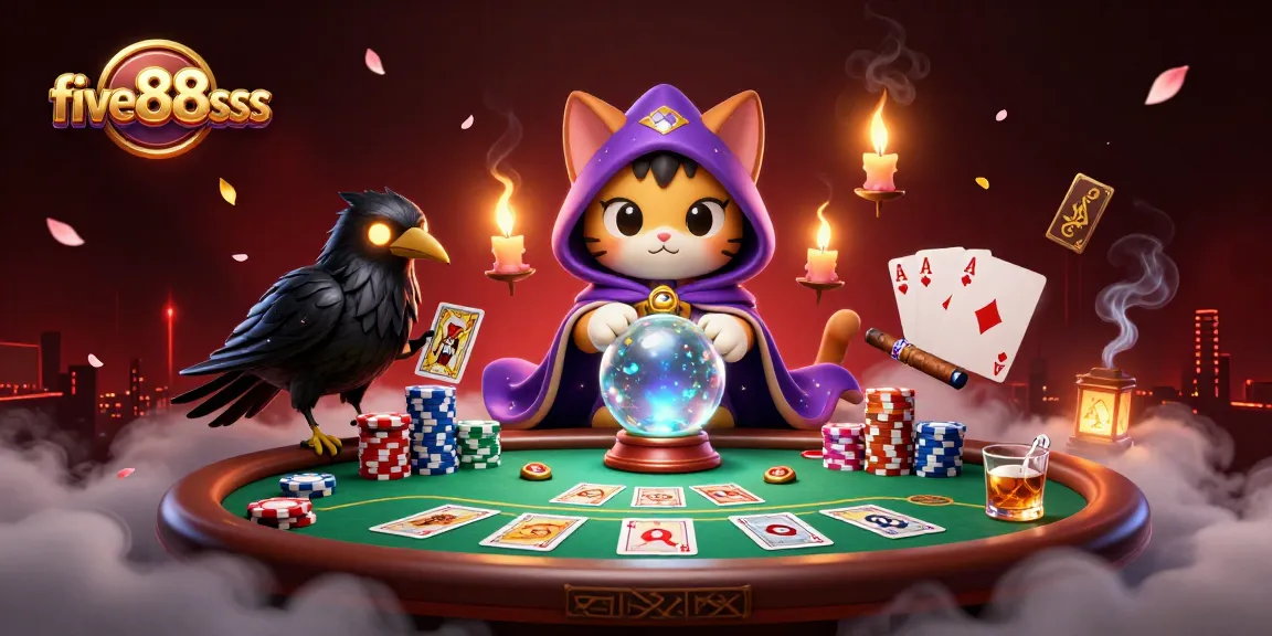 Experience the thrill of five88sss with mystical characters and dynamic poker elements.