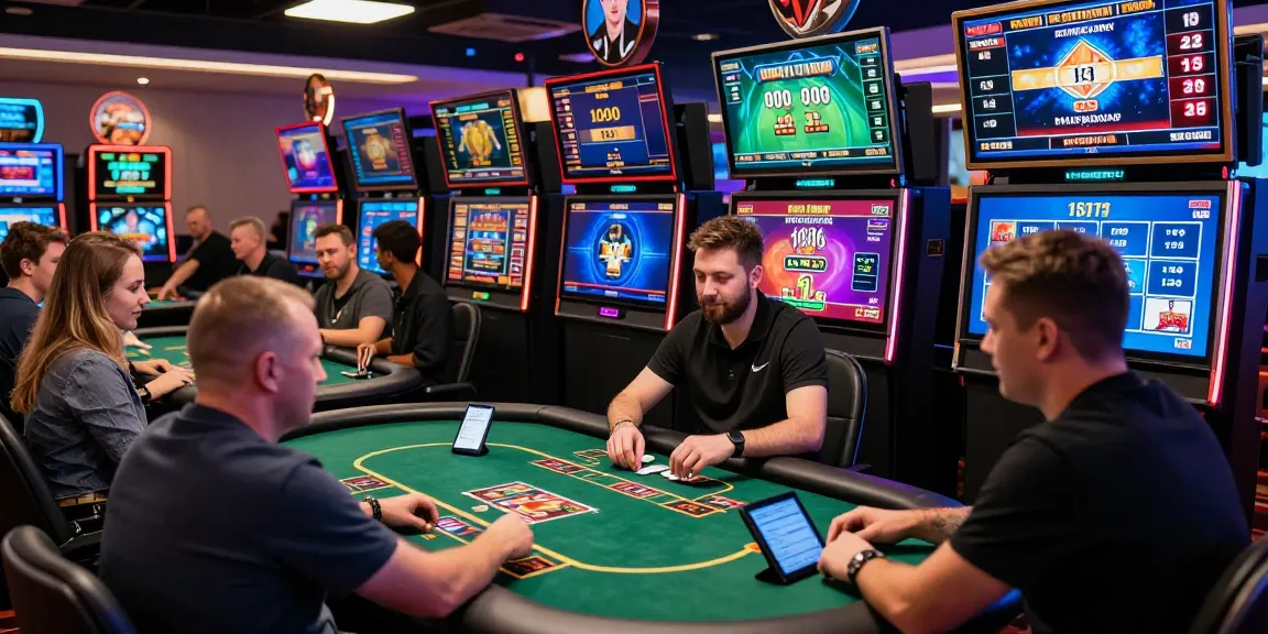 Engaging 181bet online betting scene with players at live casino tables and sports betting screens.