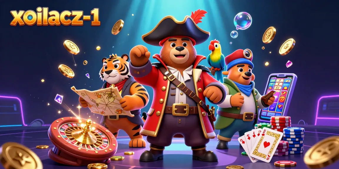 Experience exciting gambling adventures with xoilacz-1 featuring 3D characters and vibrant casino elements.