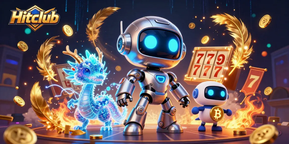 Engage in thrilling gameplay with Hitclub's vibrant casino atmosphere featuring dynamic characters.